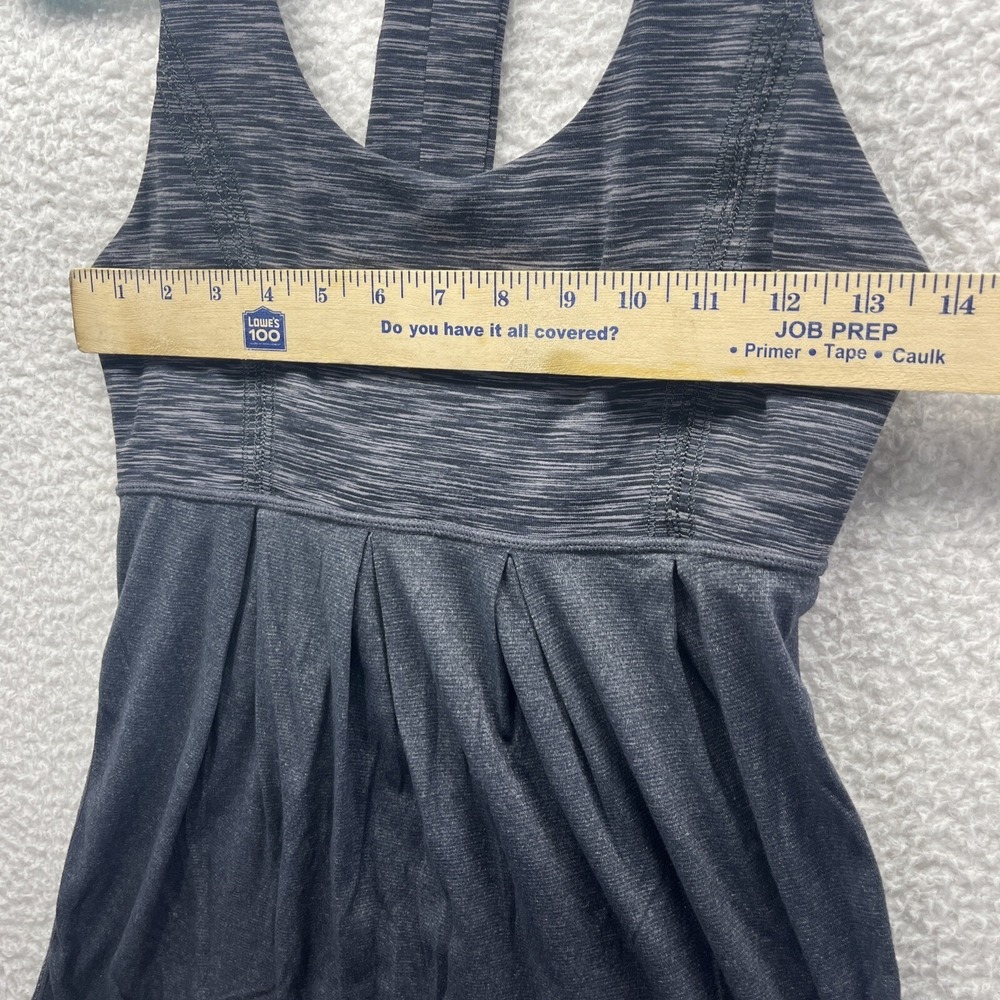 Lululemon TankTop Womens 6 Gray Power Yback Sleeveless Gym Yoga Active Workout - Picture 5 of 11